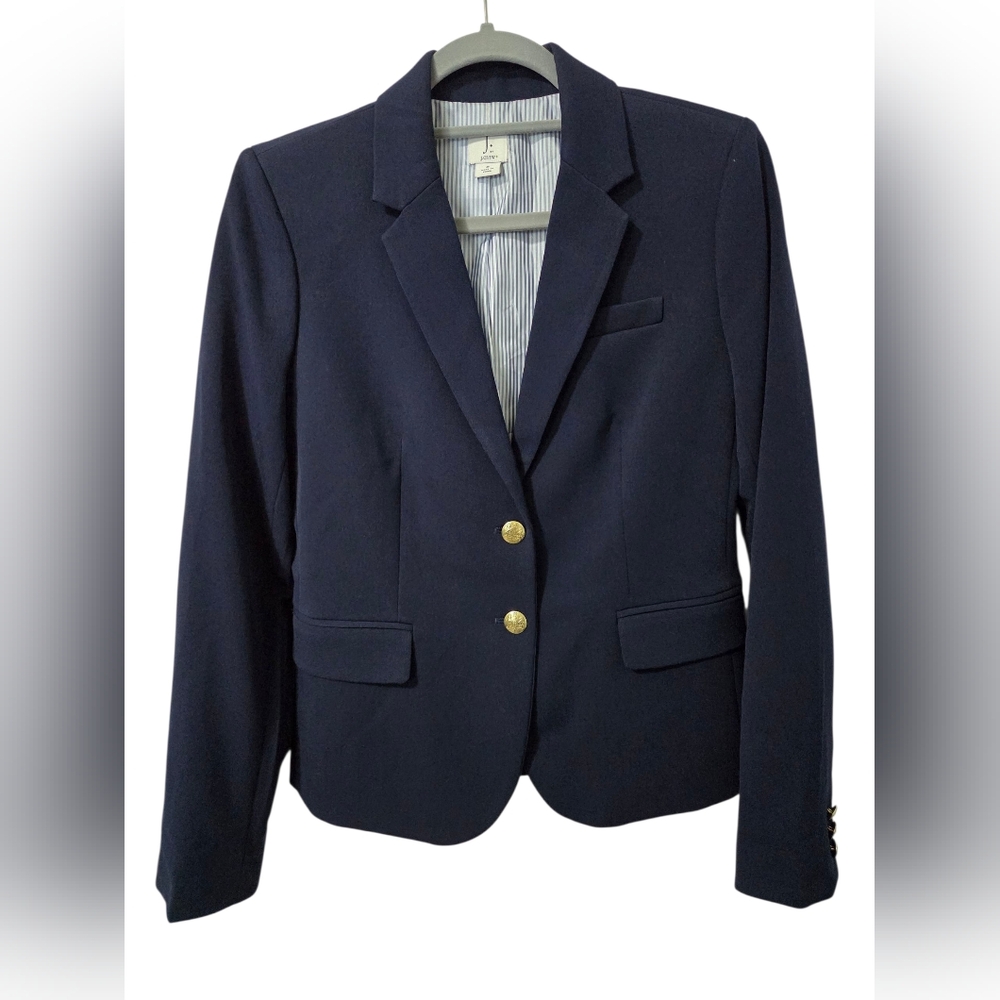 J.Crew Navy Blue Schoolboy Blazer Size 6
